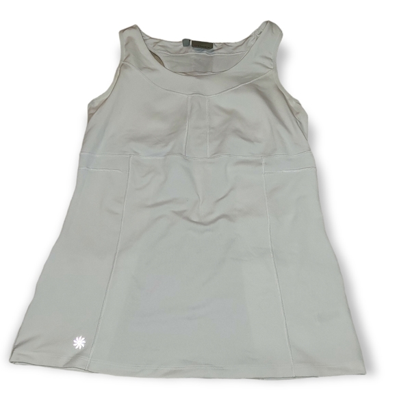 Athleta Tops - Athleta Turbo Charge White Racer Back Tank Top
